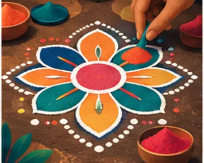 Rangoli Sun Memory illustrated game cover